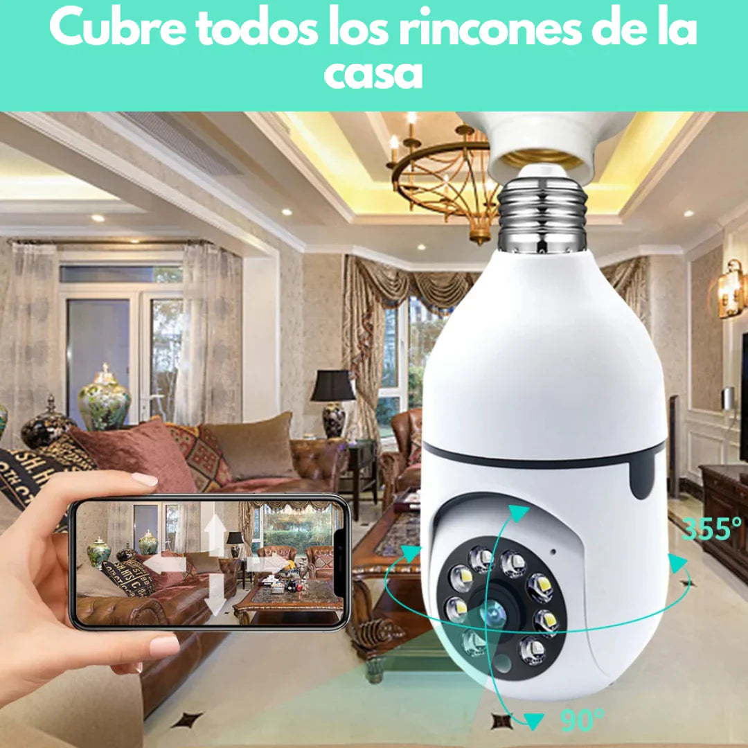 CAMARA DE SEGURIDAD TIPO BOMBILLO