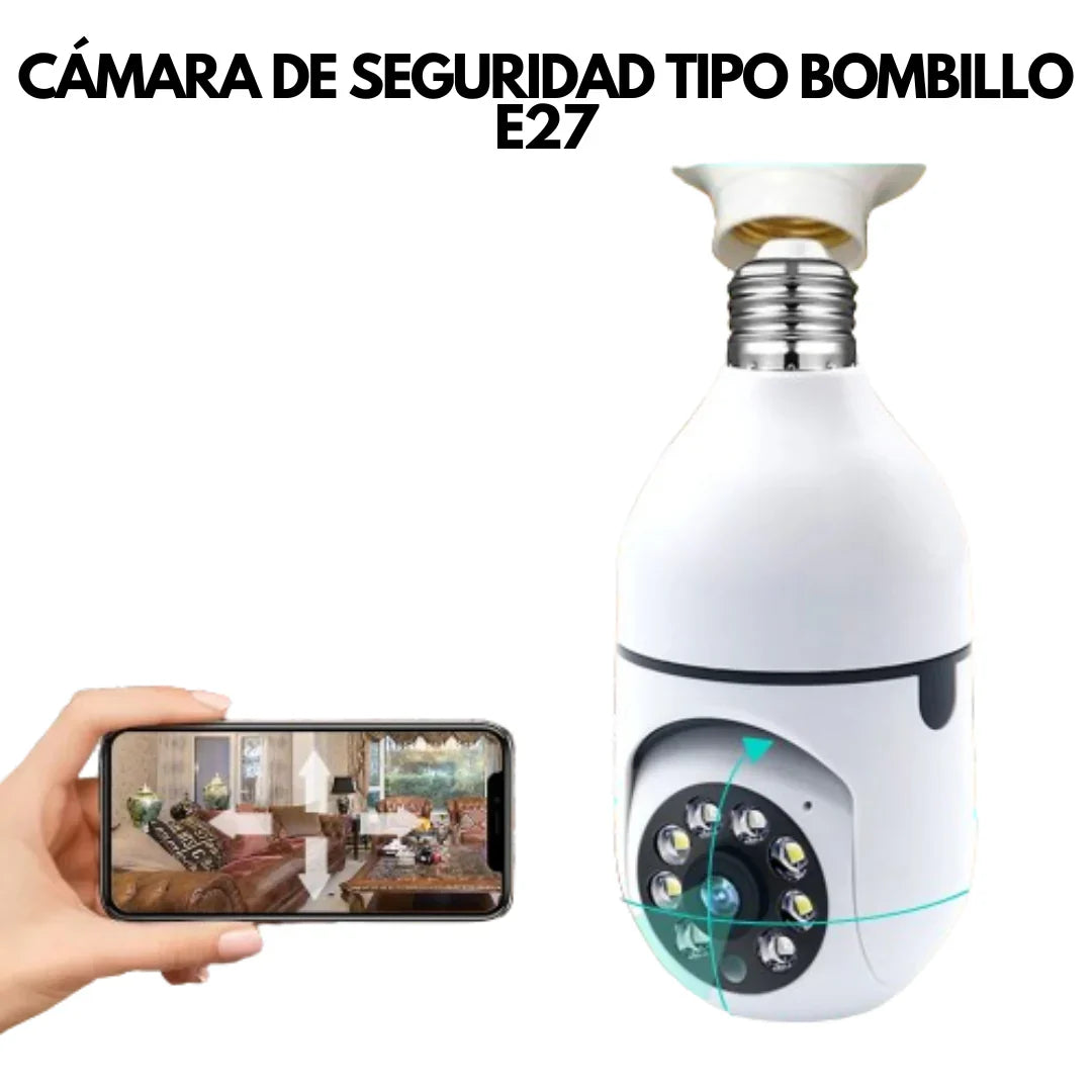 CAMARA DE SEGURIDAD TIPO BOMBILLO