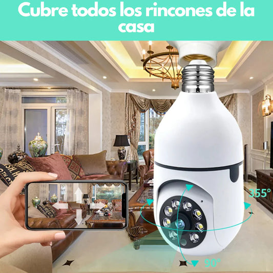 CAMARA DE SEGURIDAD TIPO BOMBILLO