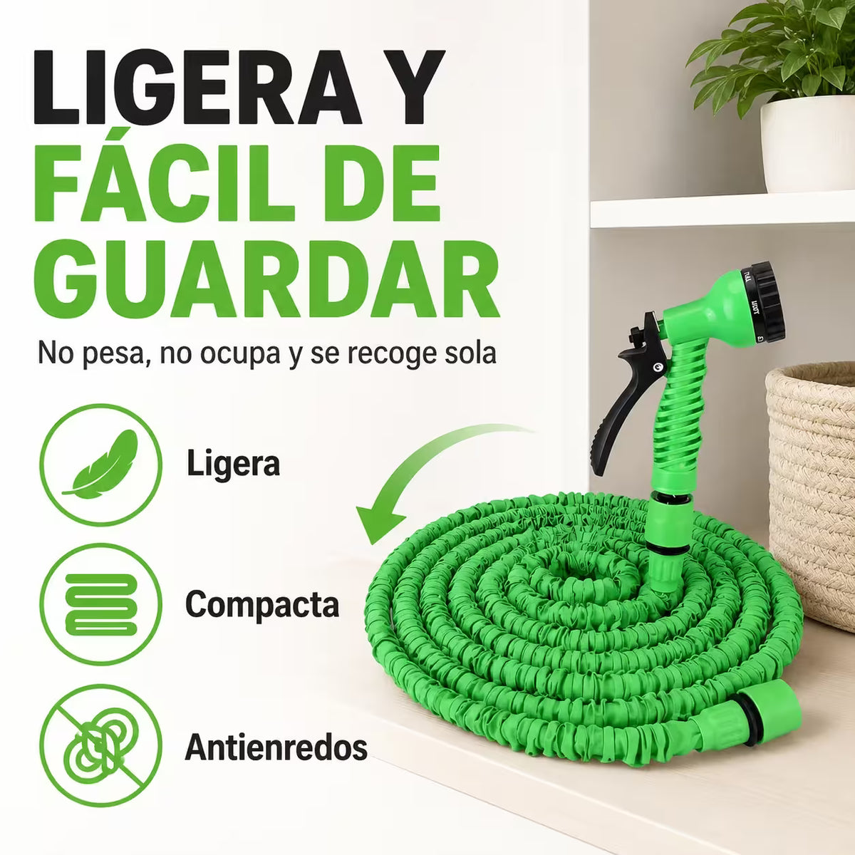 Manguera expandible HydroFlex™ 75 pies
